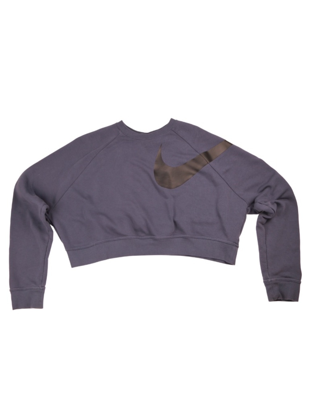 Nike Dri-FIT Blue Cropped Sweatshirt Medium